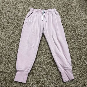 Under Armour Women’s Size Medium Pink Jogger Sweatpants